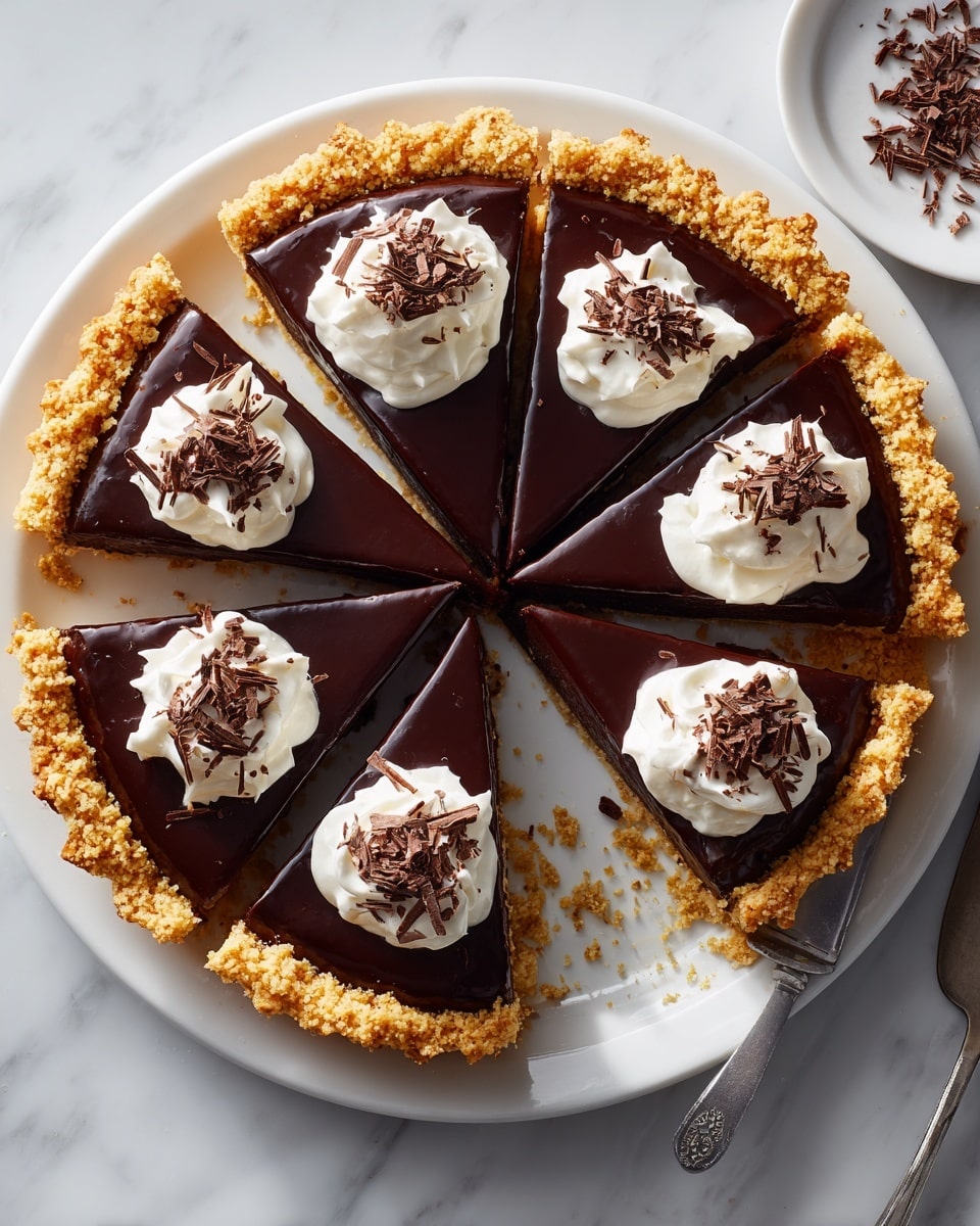 Fudgy Chocolate Brownie Pie Recipe - Recipe Image