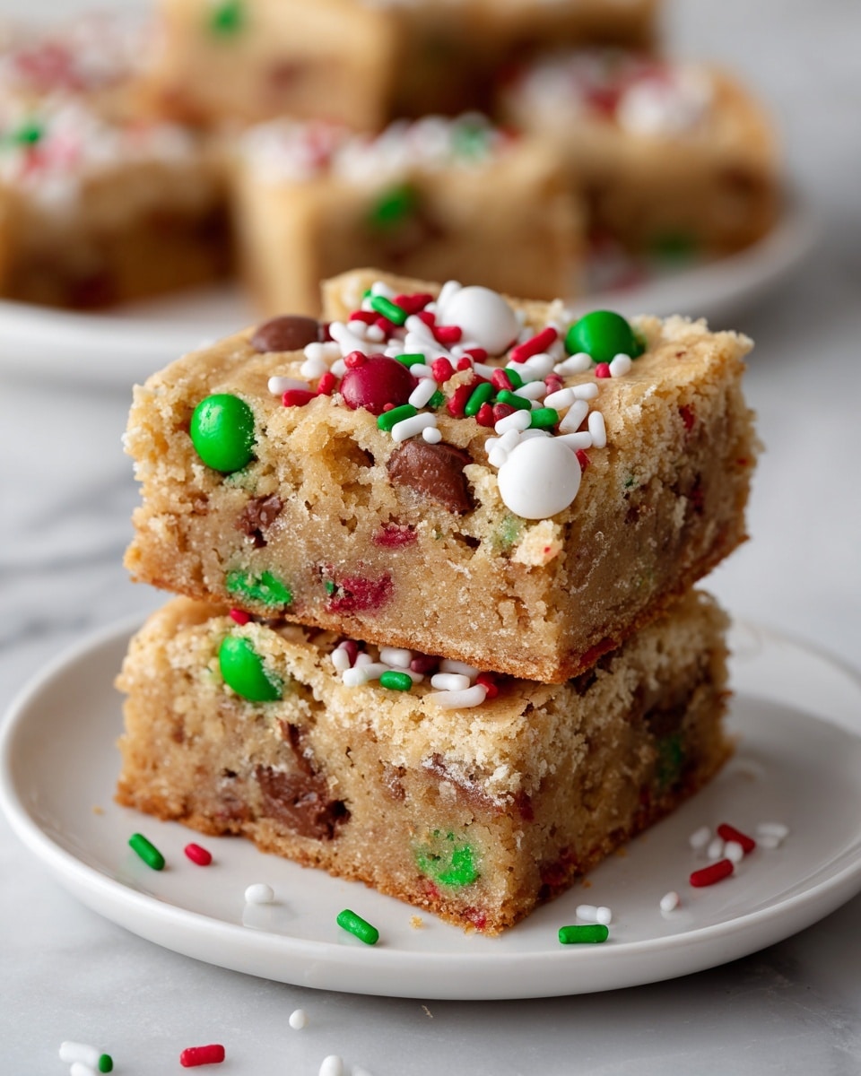 Christmas Cookie Bars Recipe - Recipe Image