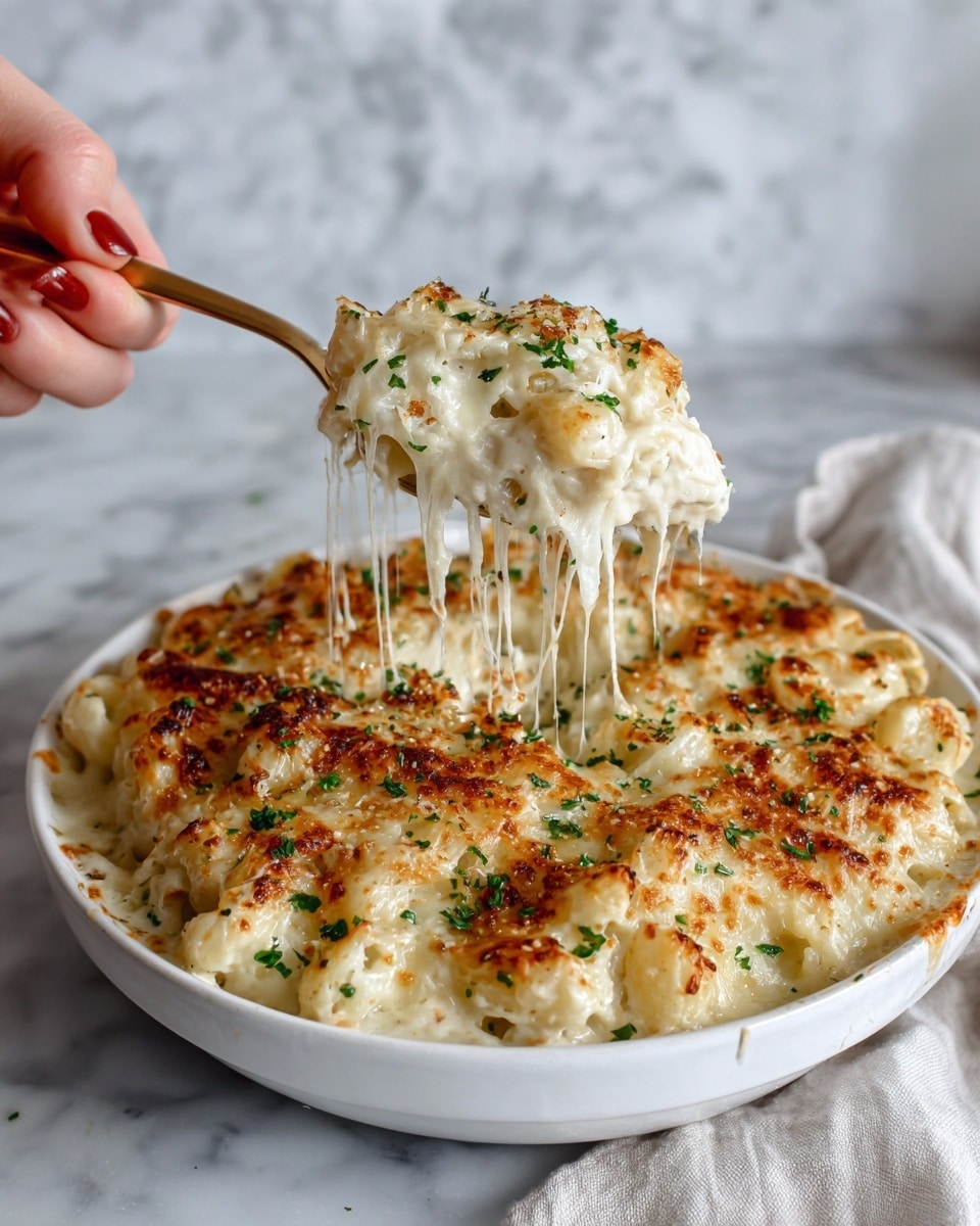 Chicken Alfredo Casserole Recipe - Recipe Image