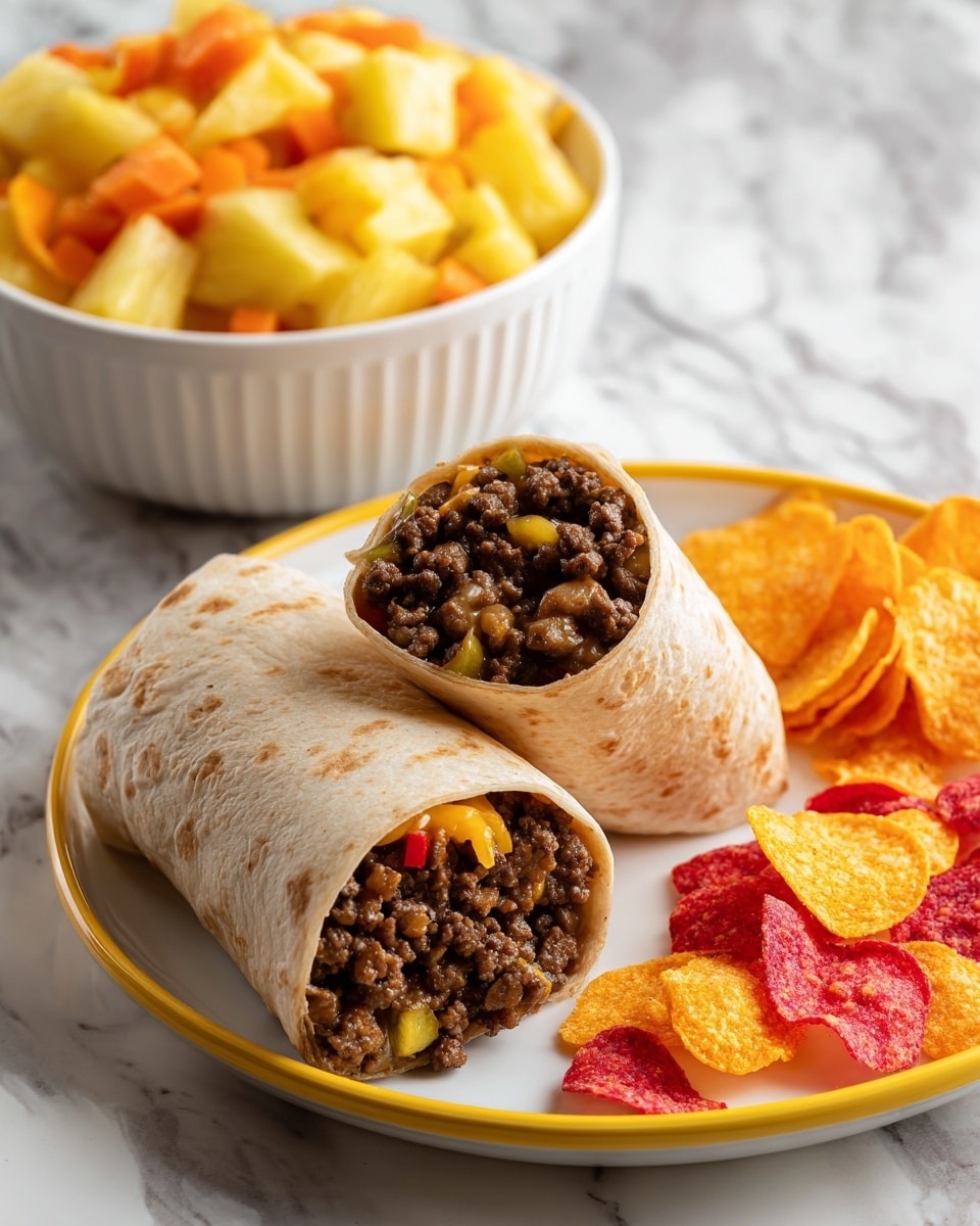 Ground Beef Tortilla Wraps Recipe - Recipe Image