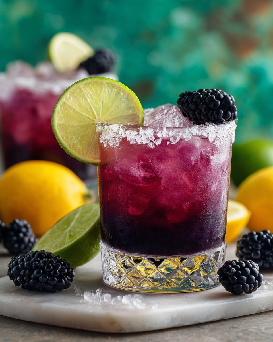 Blackberry Margarita Smash Recipe - Recipe Image