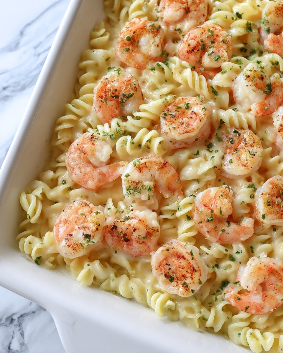 Shrimp Scampi Pasta Bake Recipe - Recipe Image