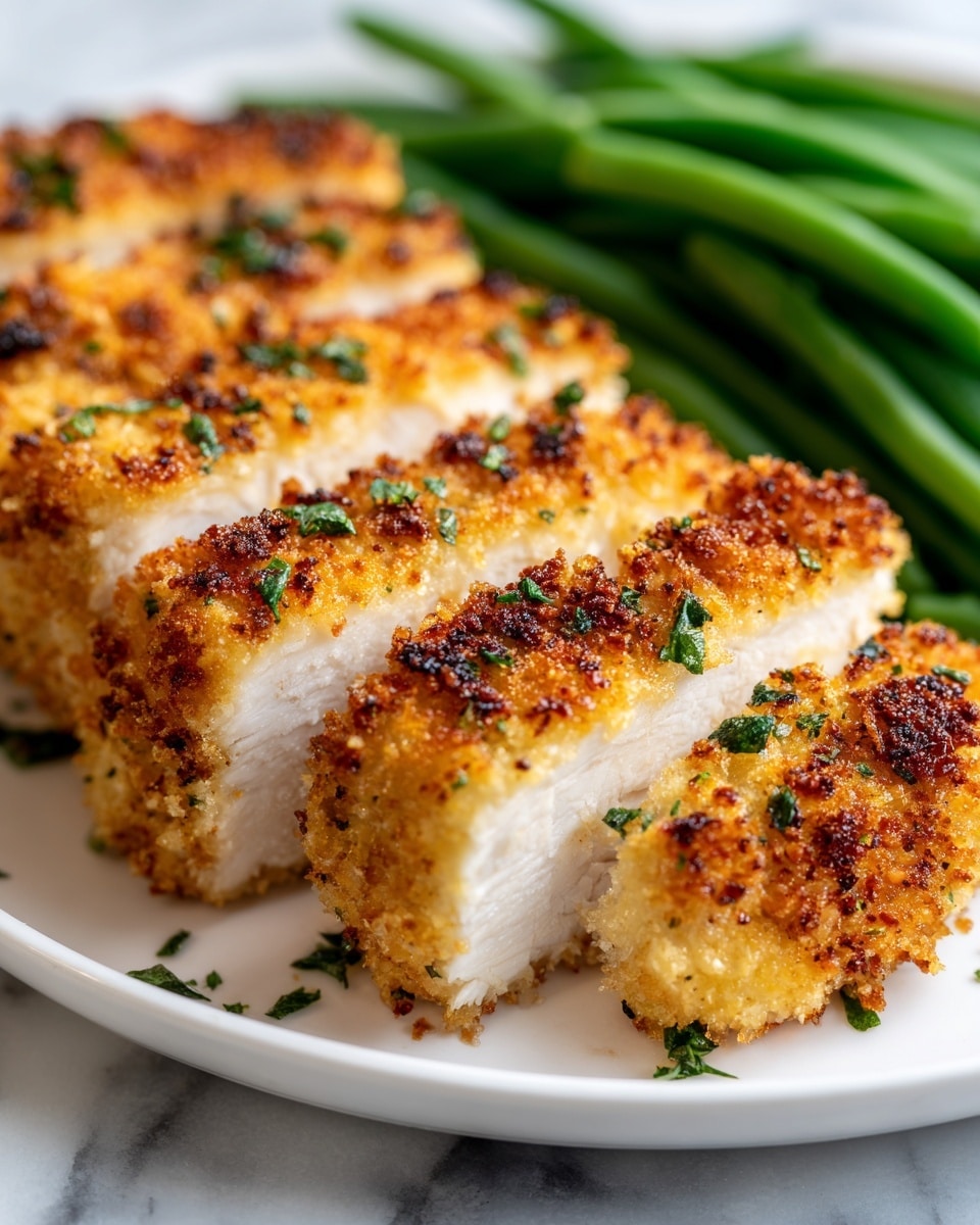 Air Fryer Parmesan Crusted Chicken Recipe - Recipe Image