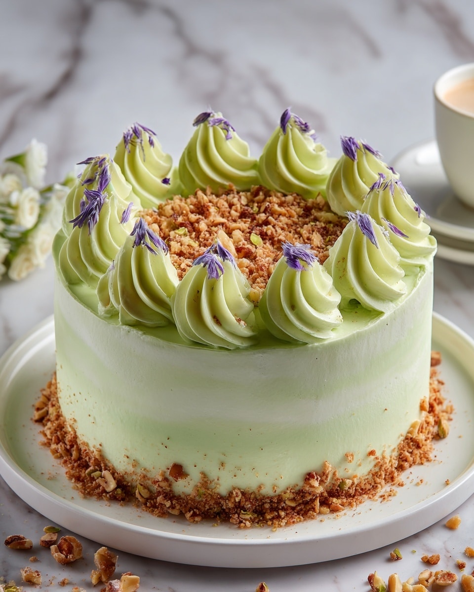 Vanilla Bean Pistachio Cake Recipe - Recipe Image