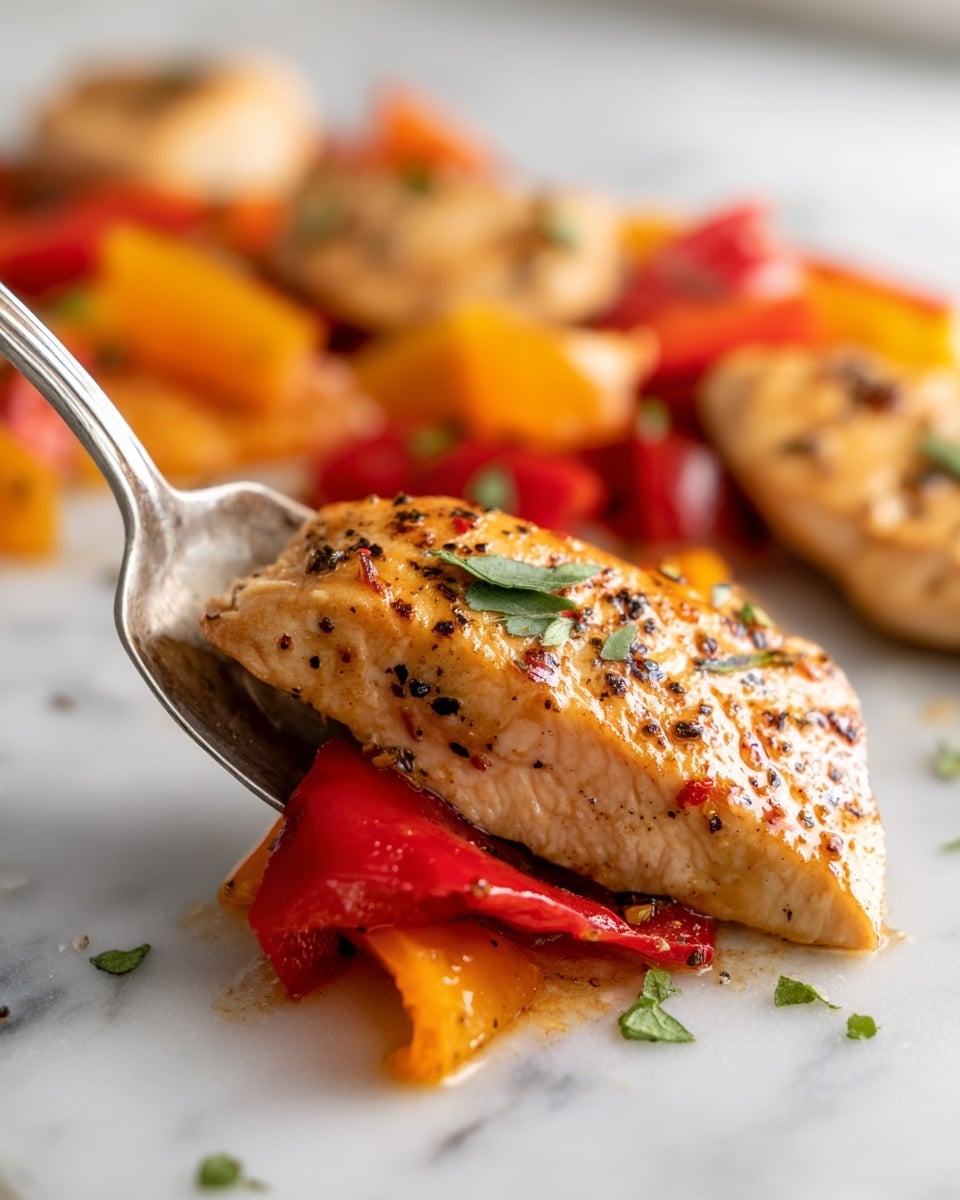 Balsamic Chicken and Peppers Recipe - Recipe Image