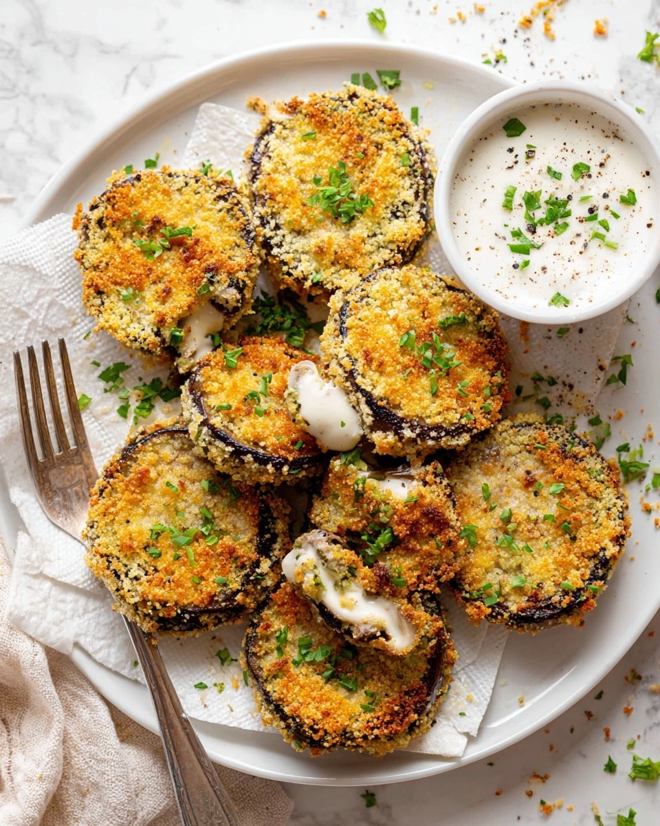 Crispy Breaded Mushrooms Recipe - Recipe Image