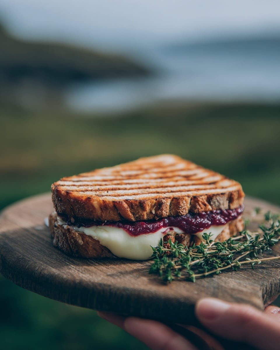 Balsamic Blackberry Bliss Grilled Cheese Recipe - Recipe Image