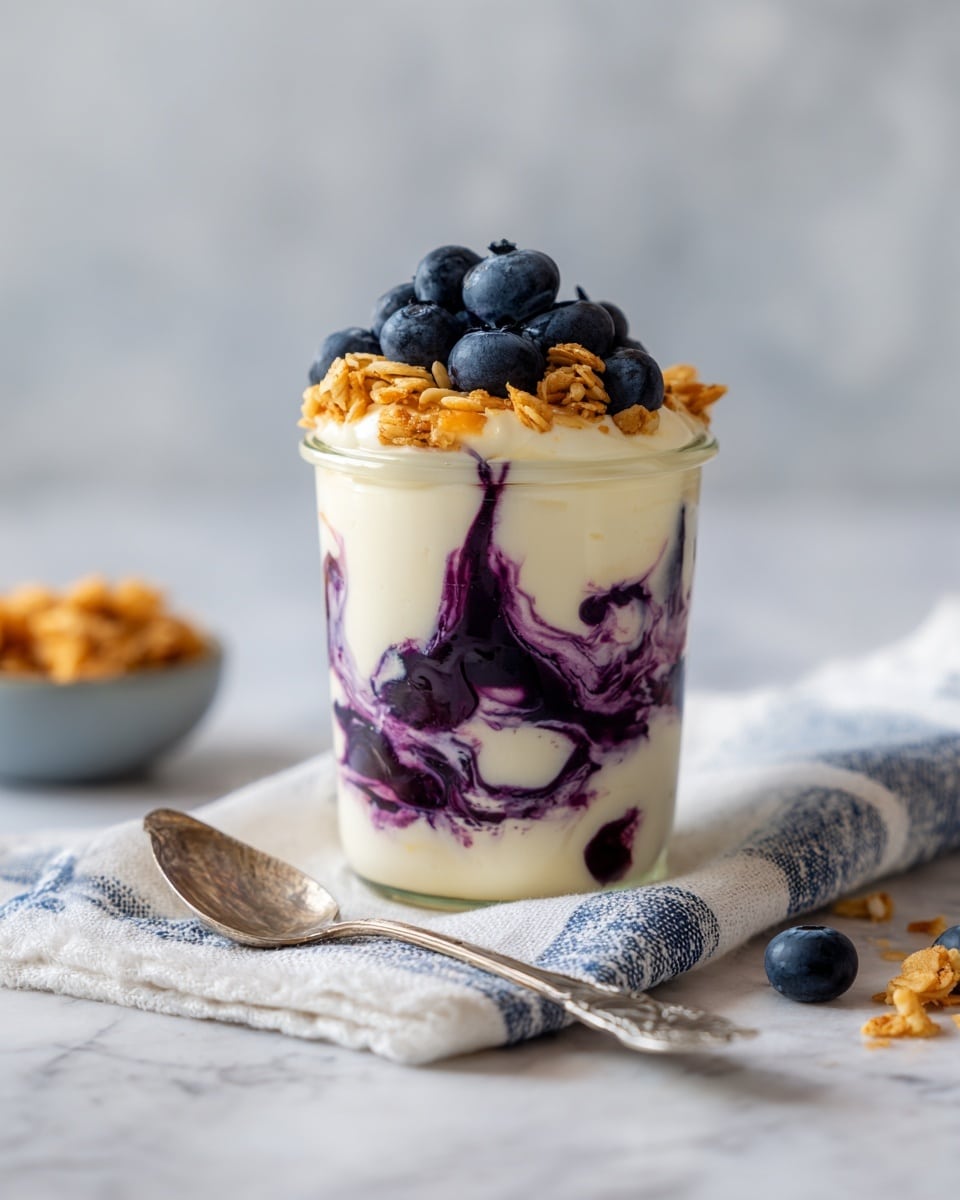 Blueberry Pie Overnight Oats Recipe - Recipe Image