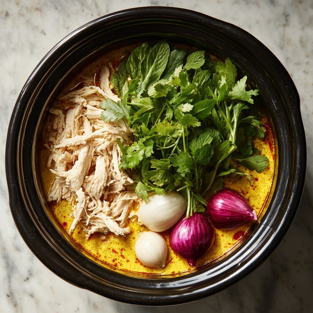 Slow Cooker Thai Basil Chicken Curry Recipe - Recipe Image