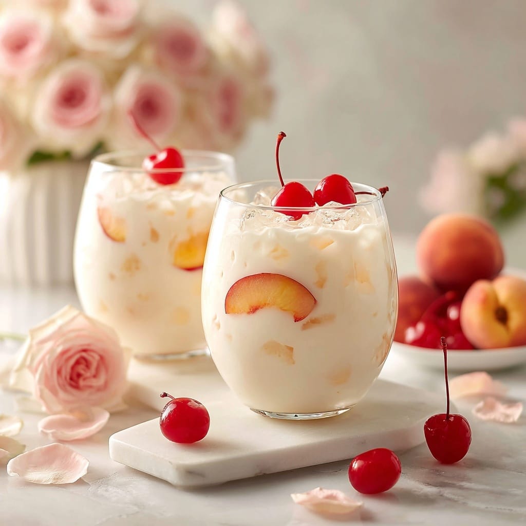 Iced Peach Coladas Recipe - Recipe Image