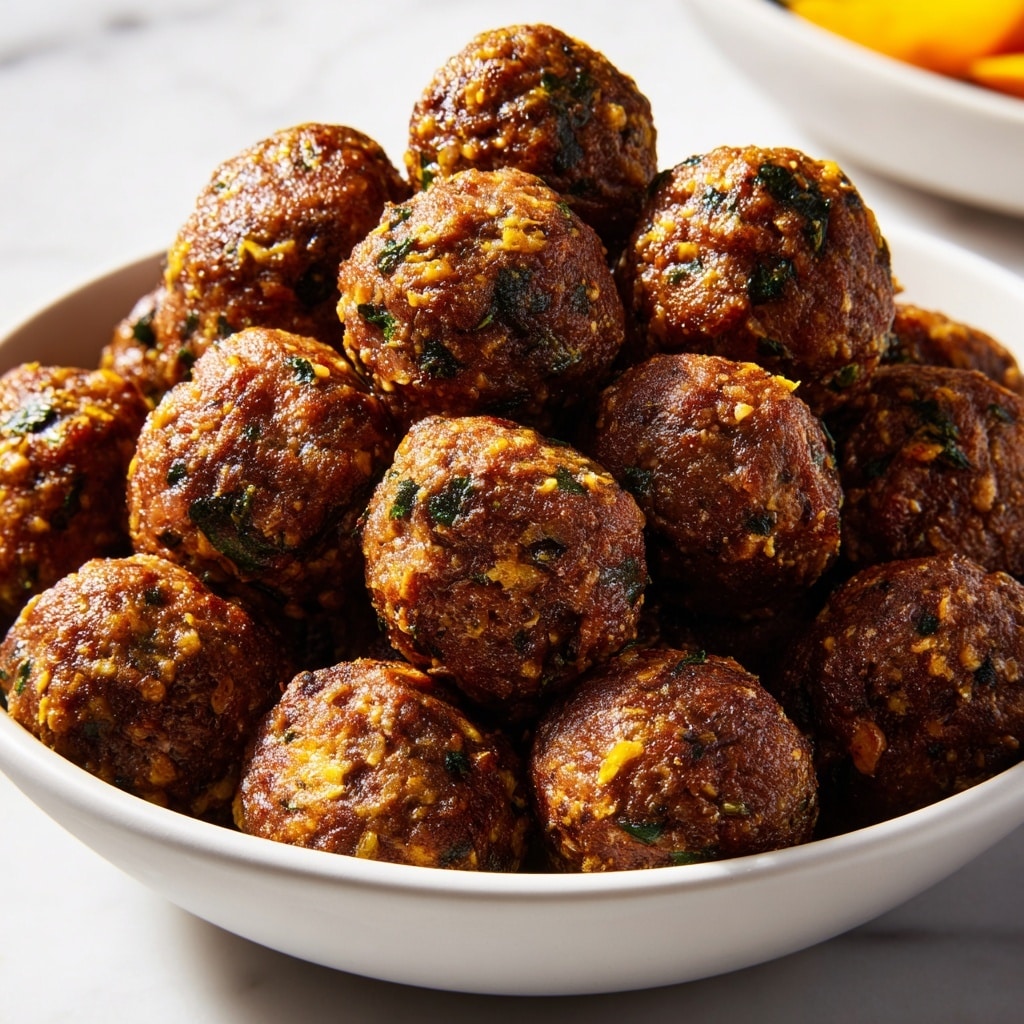 Bison Meatballs (Air Fryer or Baked) Recipe - Recipe Image