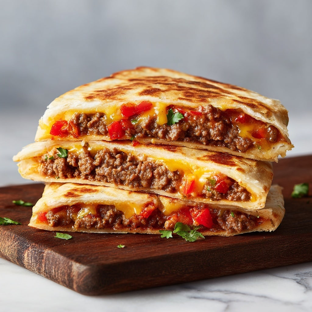 Quesadilla Burgers Recipe - Recipe Image