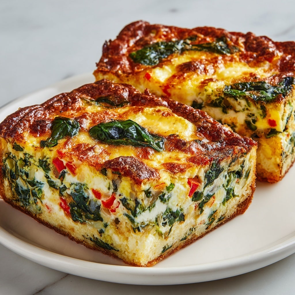 Vegetable and Gruyère Challah Strata Recipe - Recipe Image