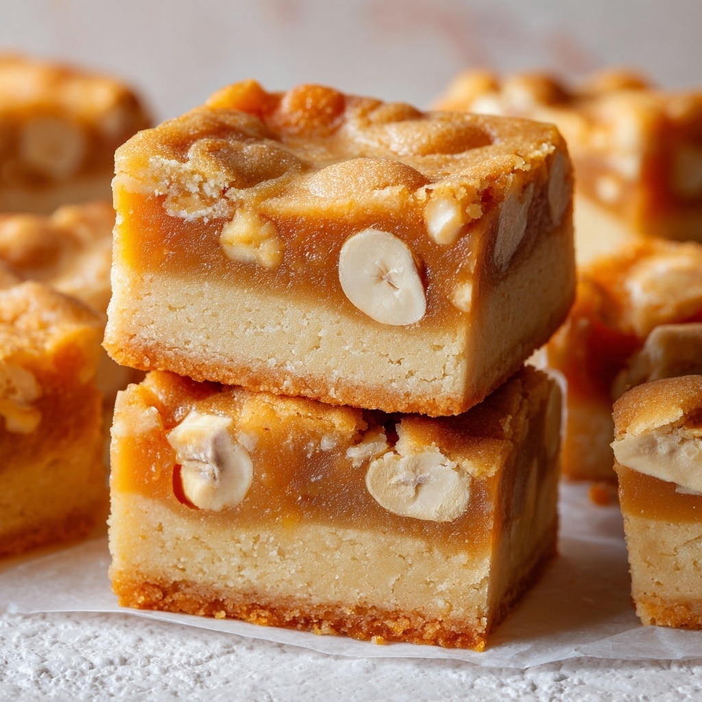 Maple Glazed Apple Blondies Recipe - Recipe Image