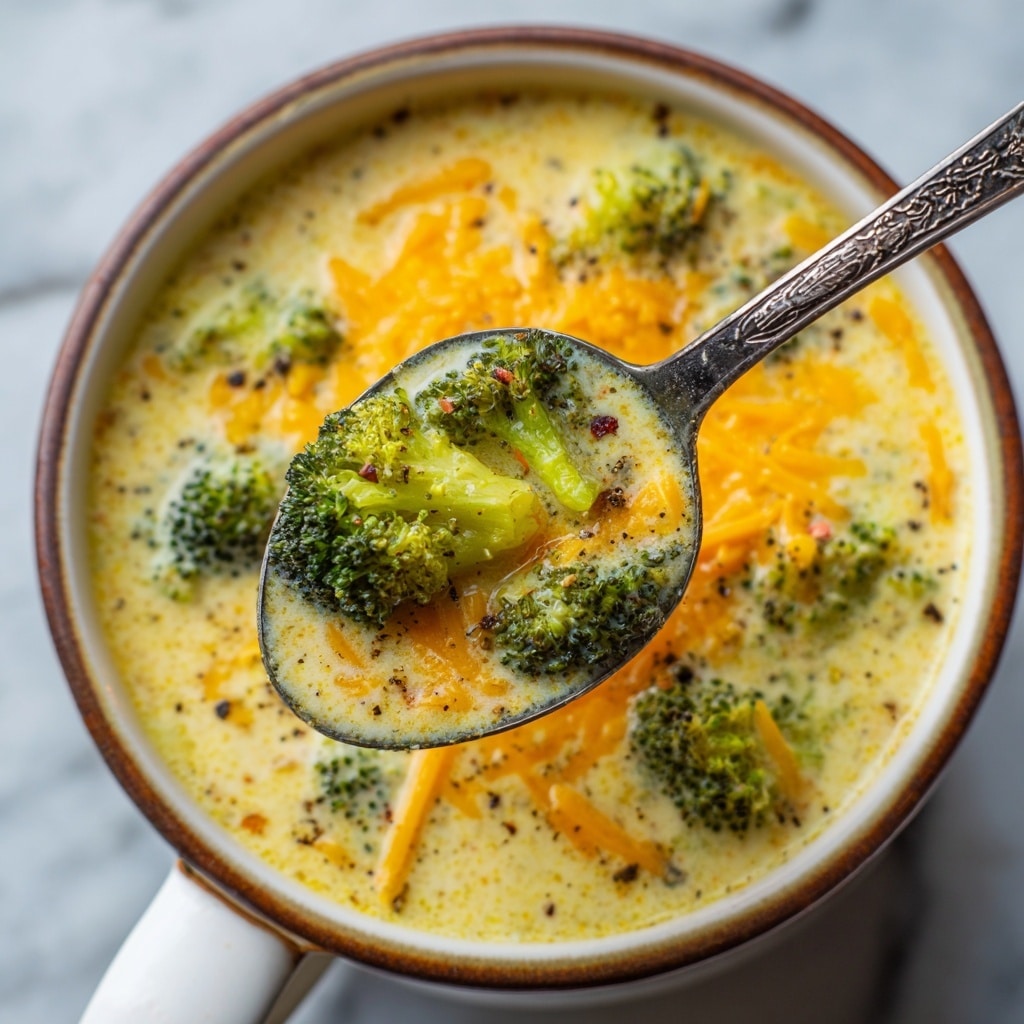Creamy Broccoli Cheddar Soup Recipe - Recipe Image