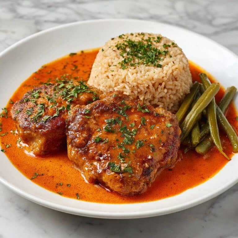 Skillet Chicken in Roasted Red Pepper Sauce Recipe