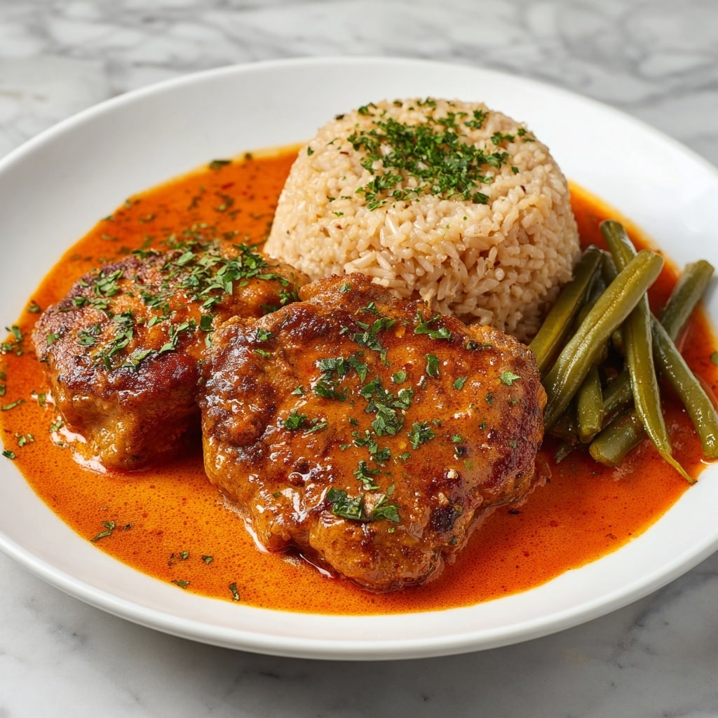 Skillet Chicken in Roasted Red Pepper Sauce Recipe