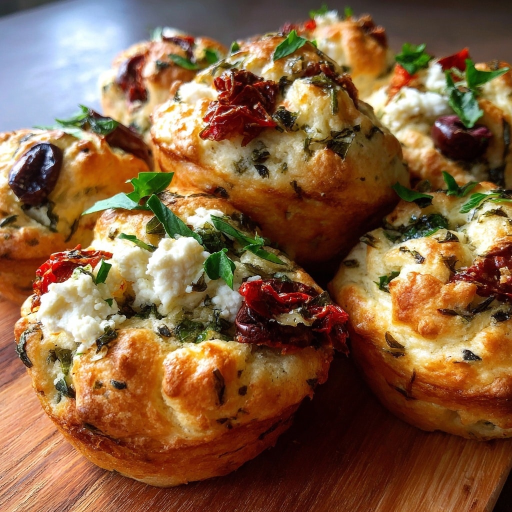 Egg Muffins with Sun-Dried Tomatoes & Kalamata Olives Recipe - Recipe Image