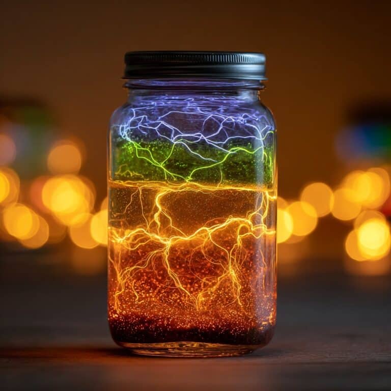 Glowing Fireworks in a Jar Recipe