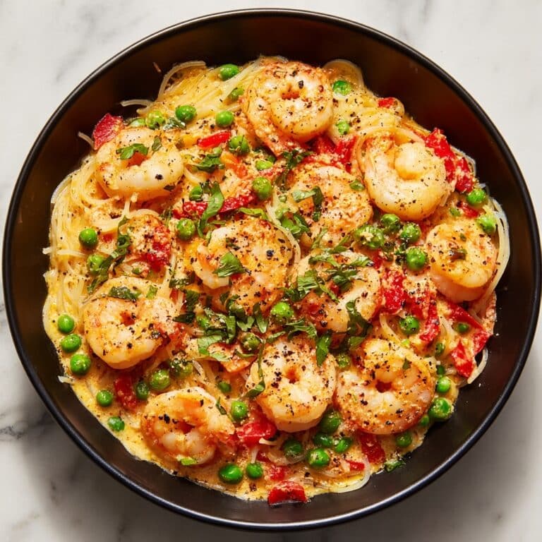 Creamy Garlic Shrimp Pasta Recipe