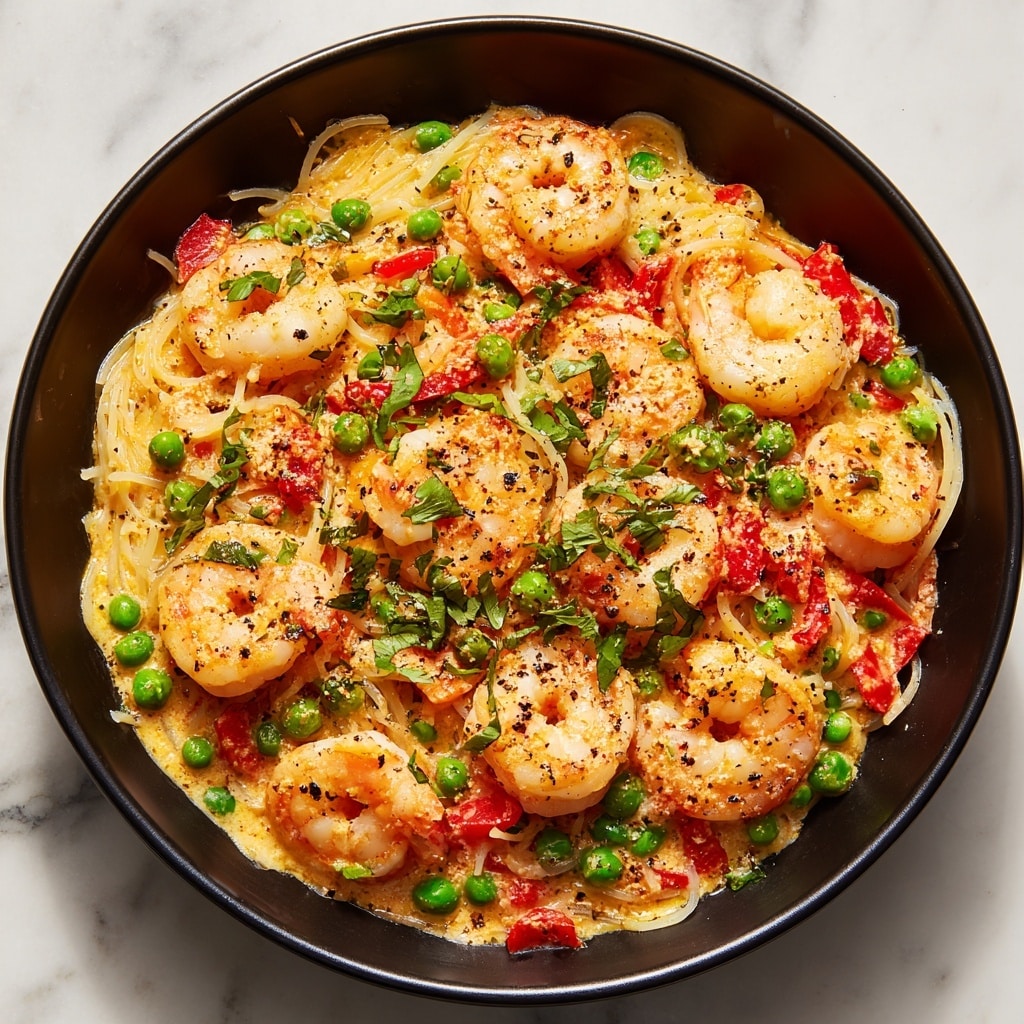 Creamy Garlic Shrimp Pasta Recipe