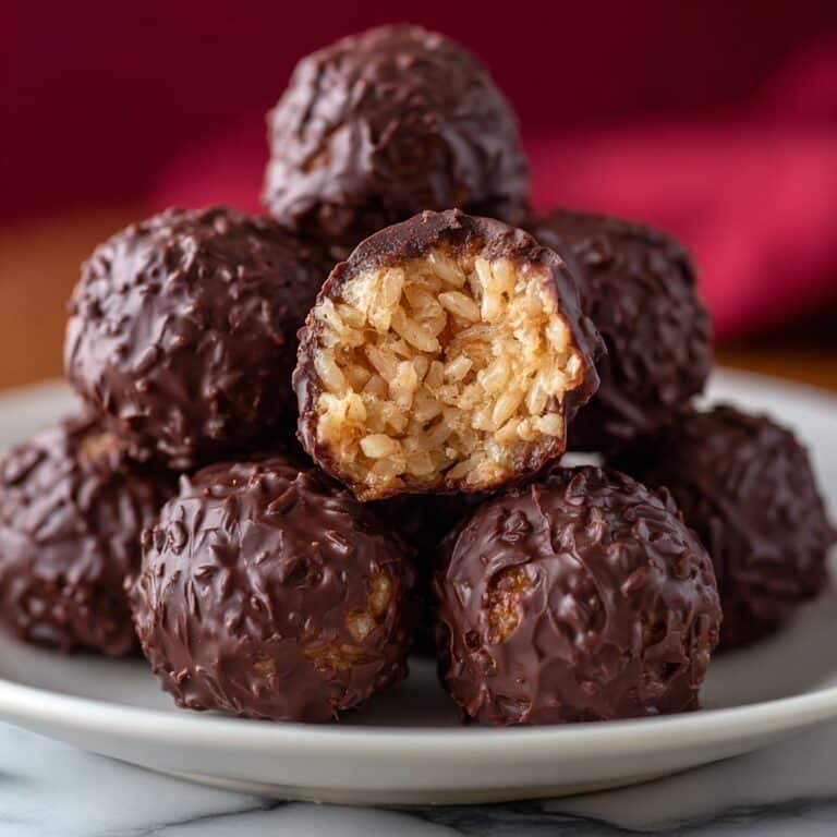 Chocolate Rice Krispie Balls Recipe