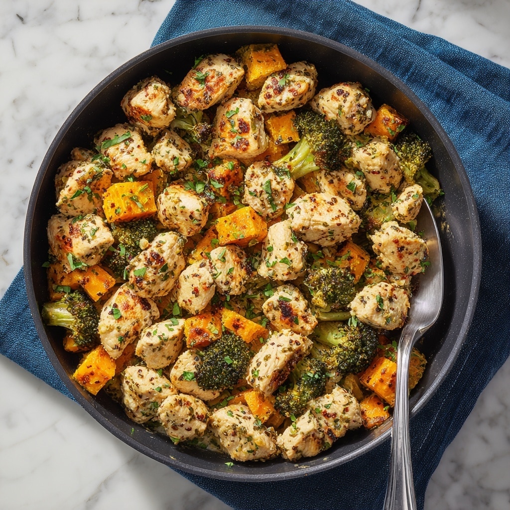 One-Pan Honey BBQ Chicken & Sweet Potatoes Recipe