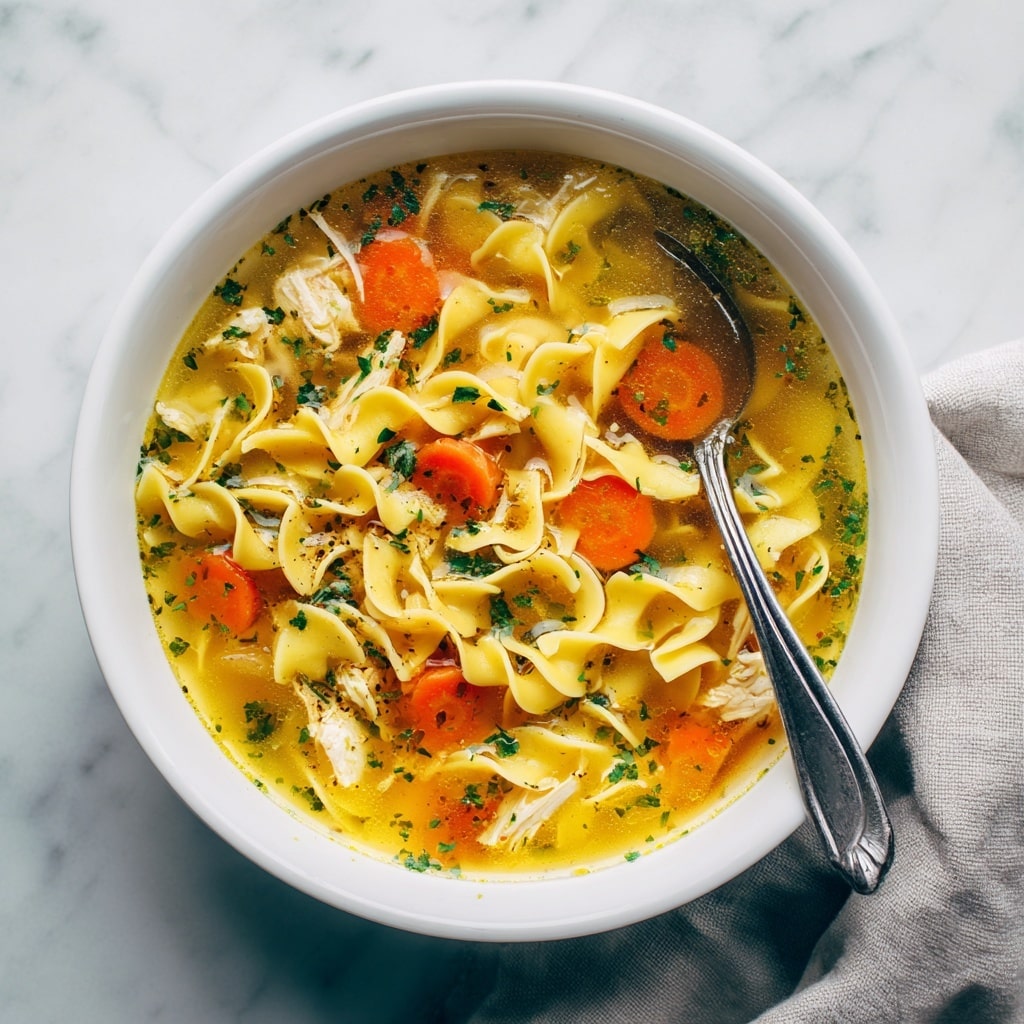 Easy Homestyle Chicken Noodle Soup Recipe