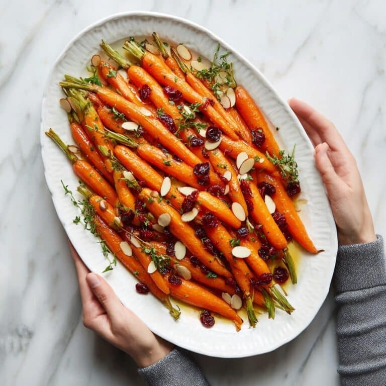 Maple Roasted Carrots with Cranberries Recipe