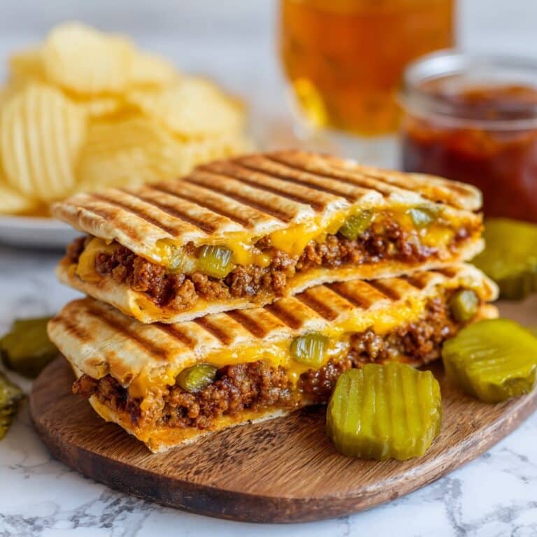 Crunchy Cheeseburger Wrap Recipe