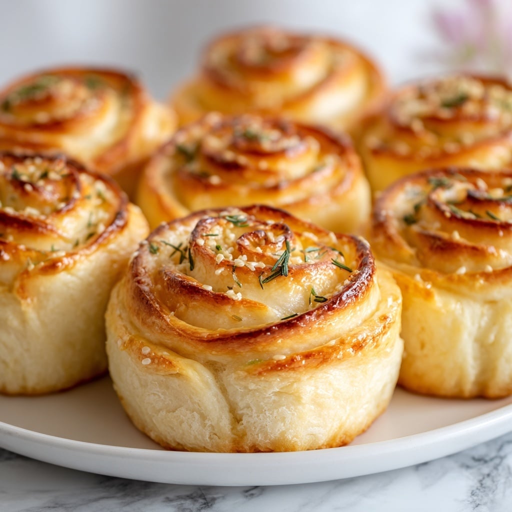 Cheesy Garlic Butter Rollups Recipe