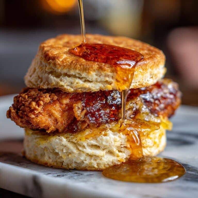 Hot Honey Chicken Biscuits Recipe