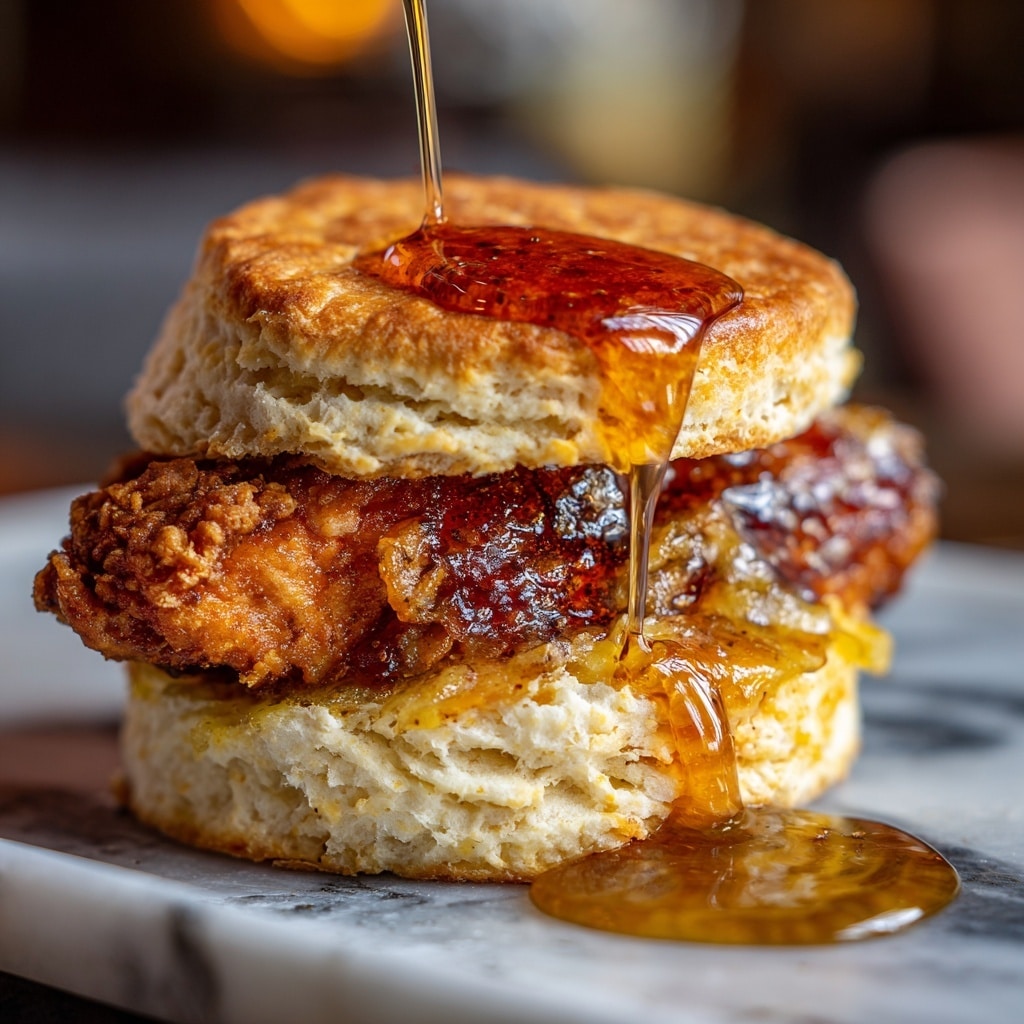 Hot Honey Chicken Biscuits Recipe