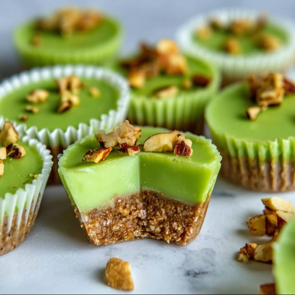 Matcha Coconut Almond Butter Cups Recipe