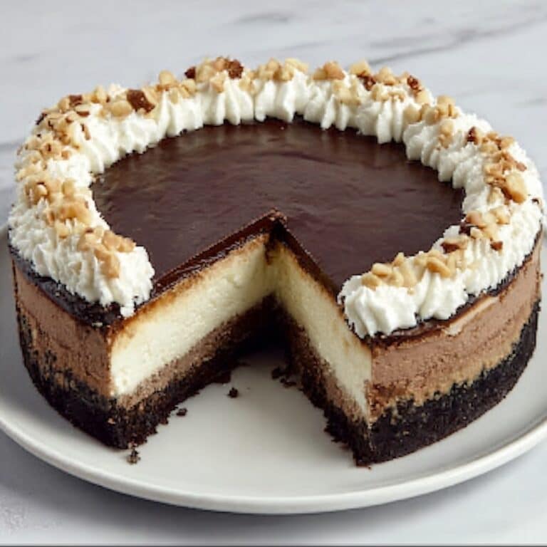 Hot Fudge Sundae Brownie Cheesecake Recipe