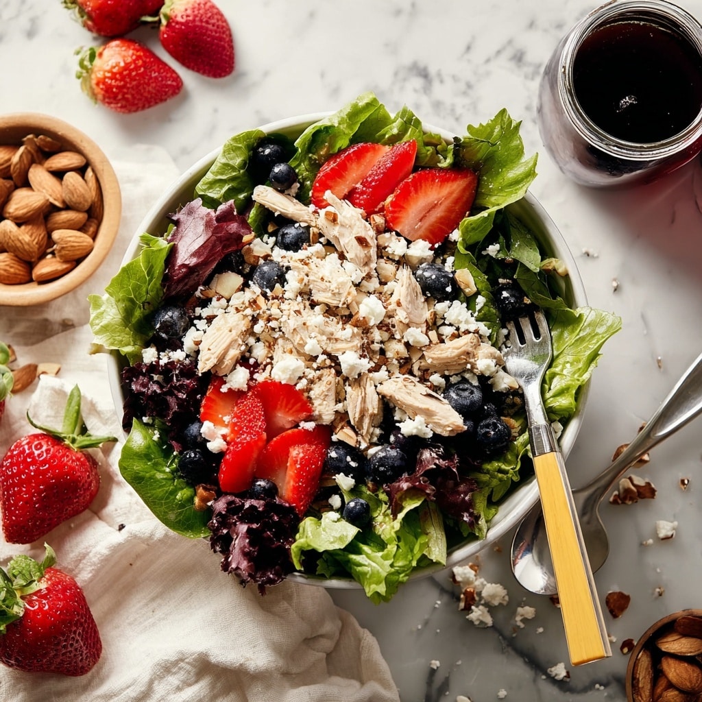 Strawberry Chicken Salad with Balsamic Dressing Recipe