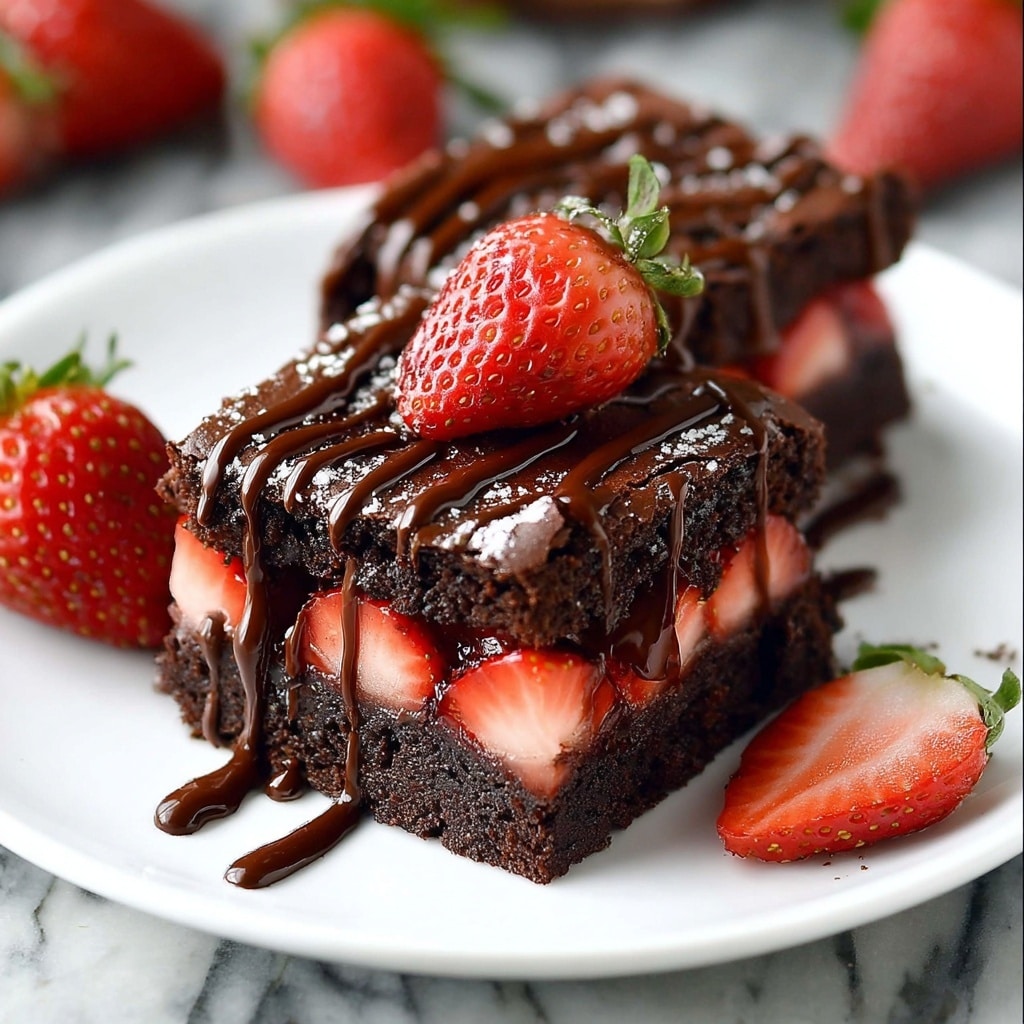 Chocolate Covered Strawberry Brownies: A Decadent Dessert Recipe