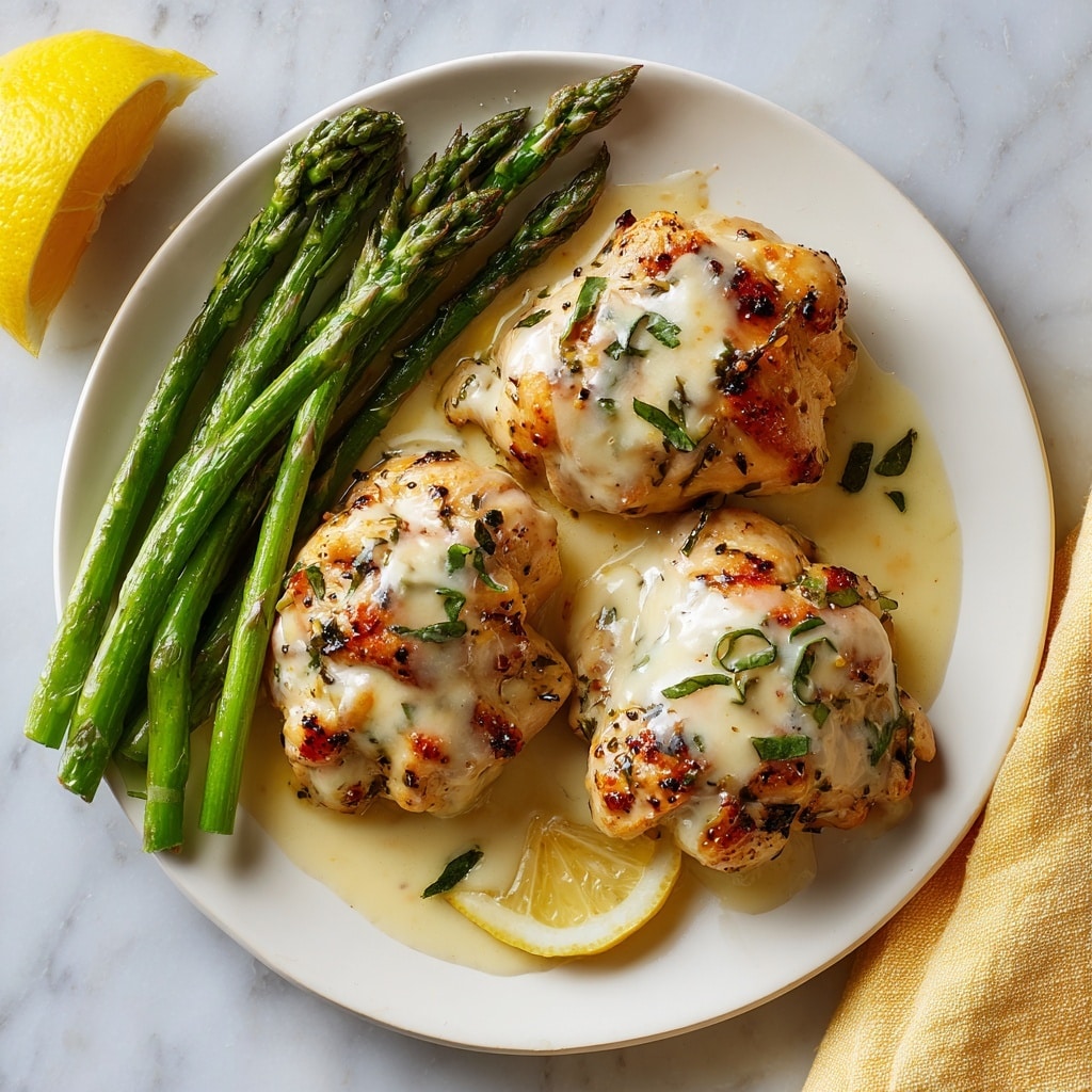 Creamy Lemon Herb Parmesan Chicken Recipe - Recipe Image