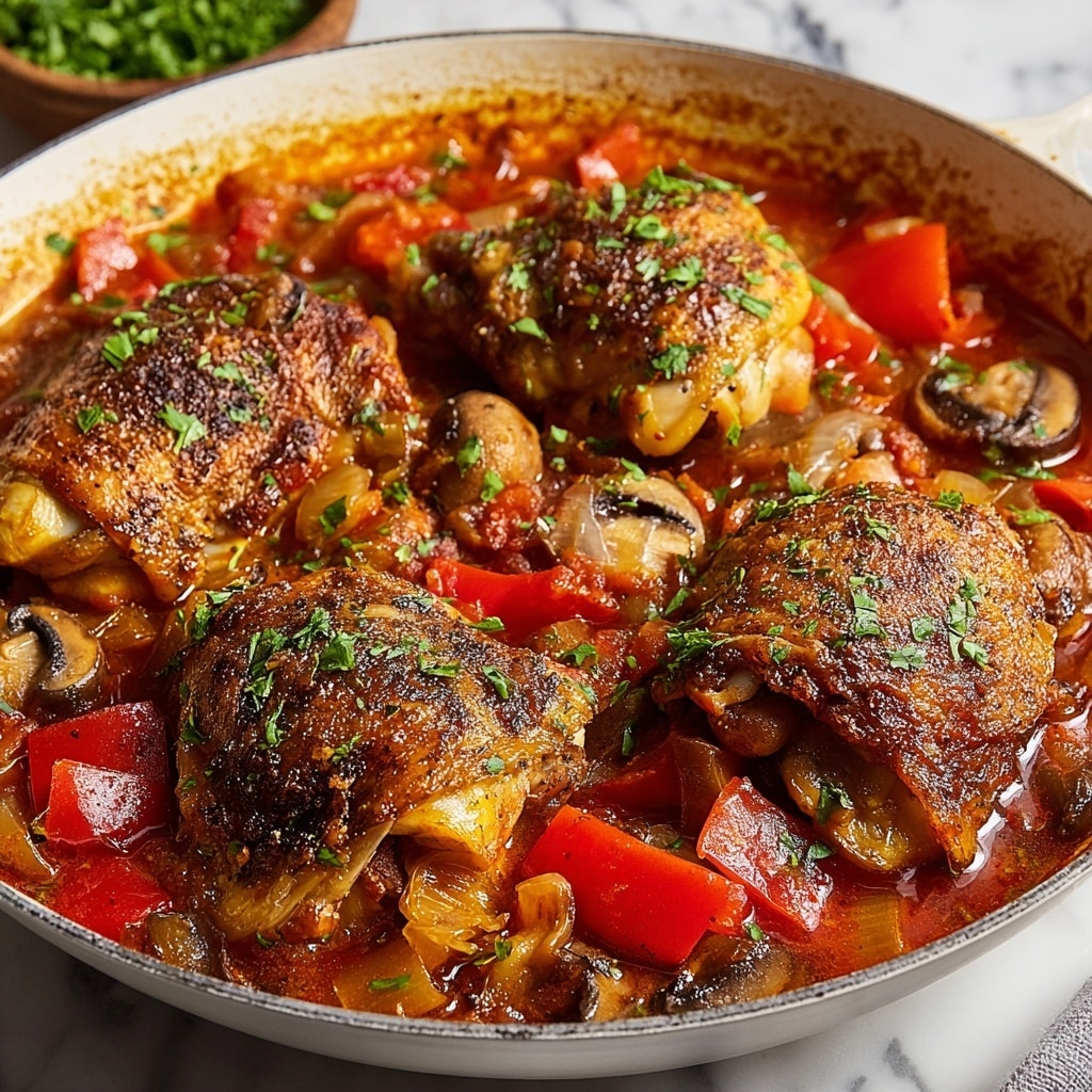 One-Pan Chicken Cacciatore with Peppers Recipe