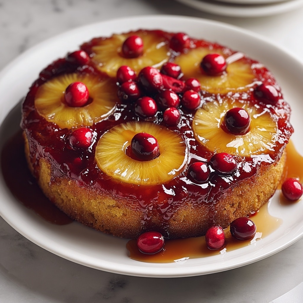 Cranberry Pineapple Upside-Down Cake Recipe
