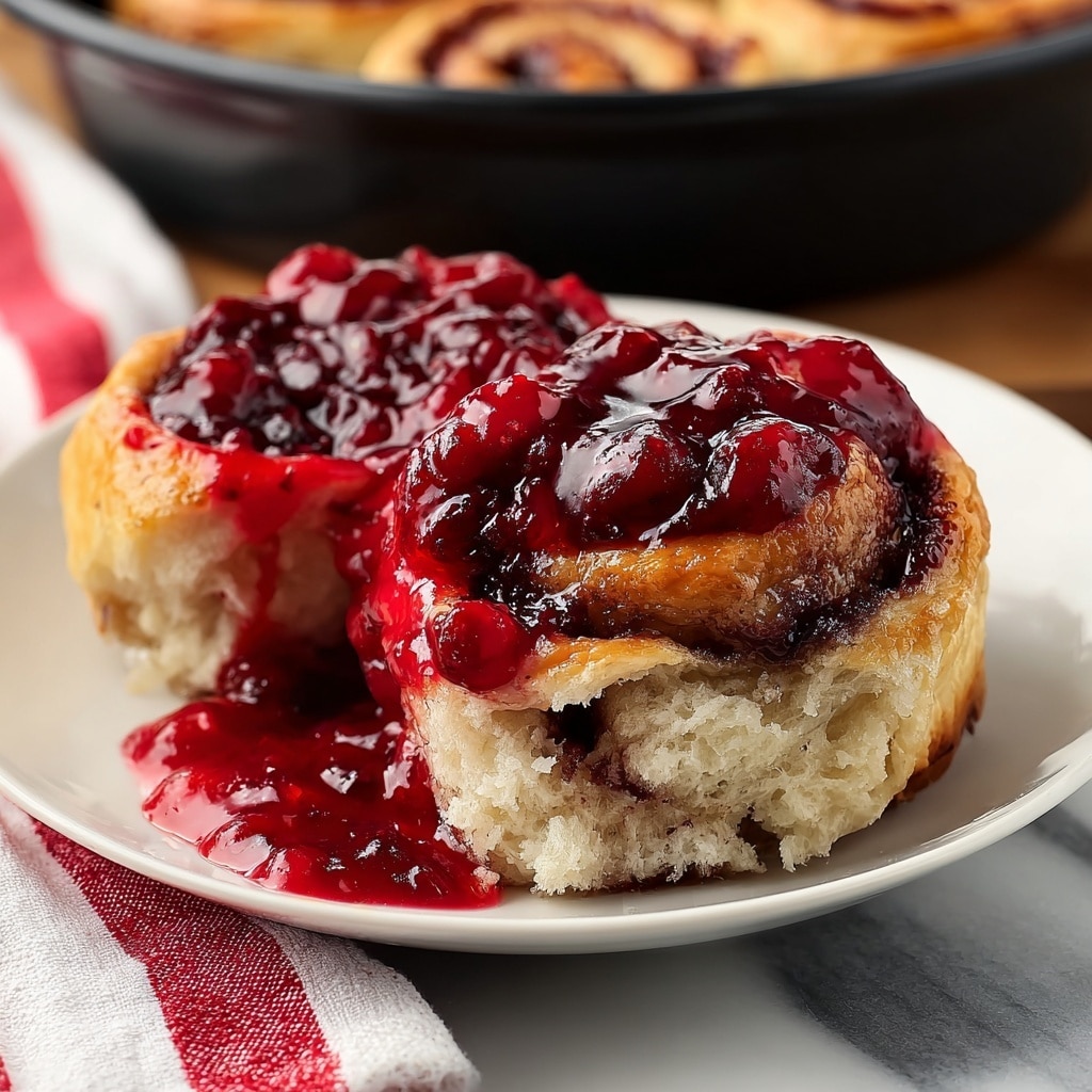 Crock Pot Cinnamon Rolls with Cherry Pie Filling Recipe