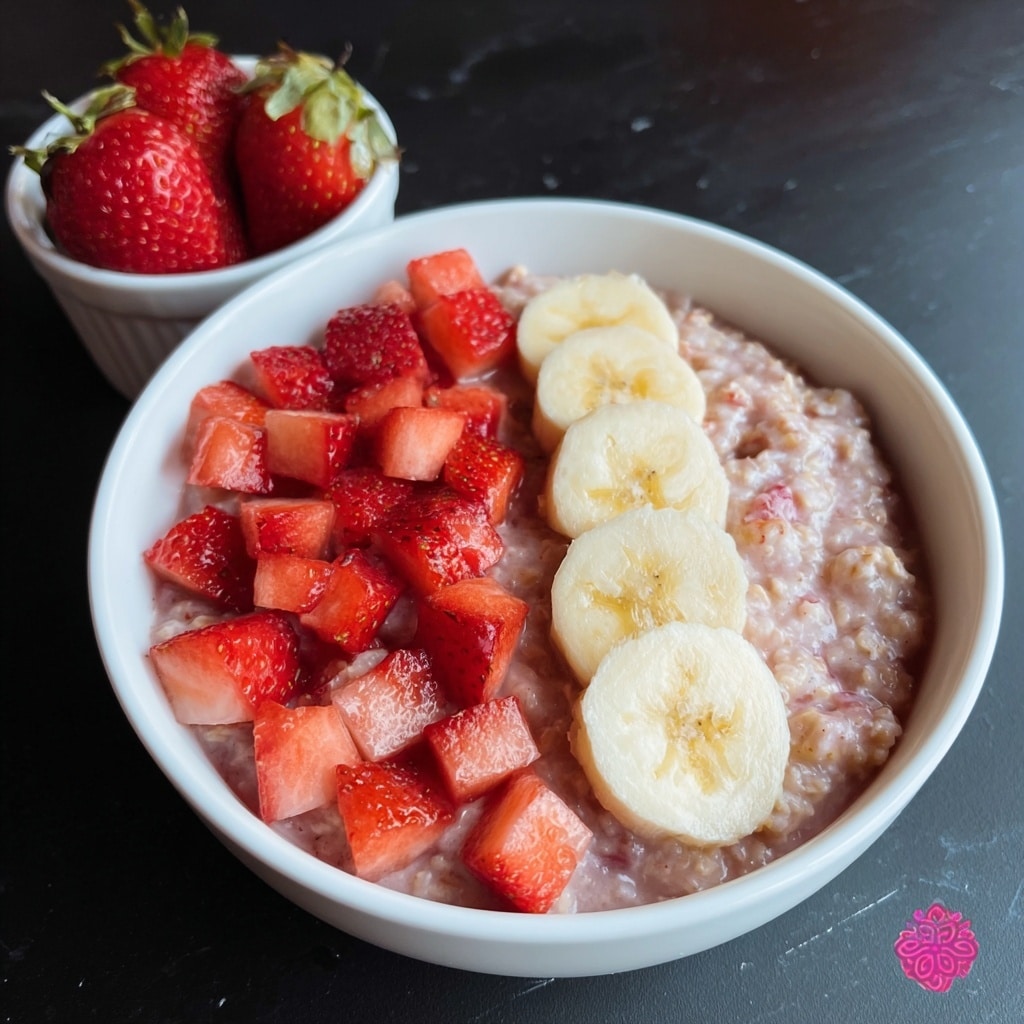 Crock-Pot Strawberry and Cream Oatmeal Recipe