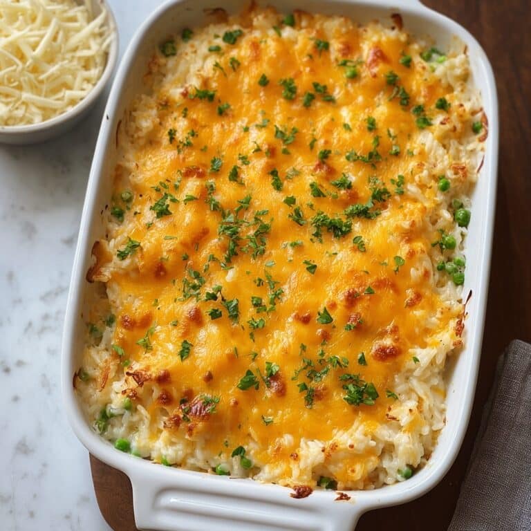 Cheesy Chicken and Rice Casserole Recipe