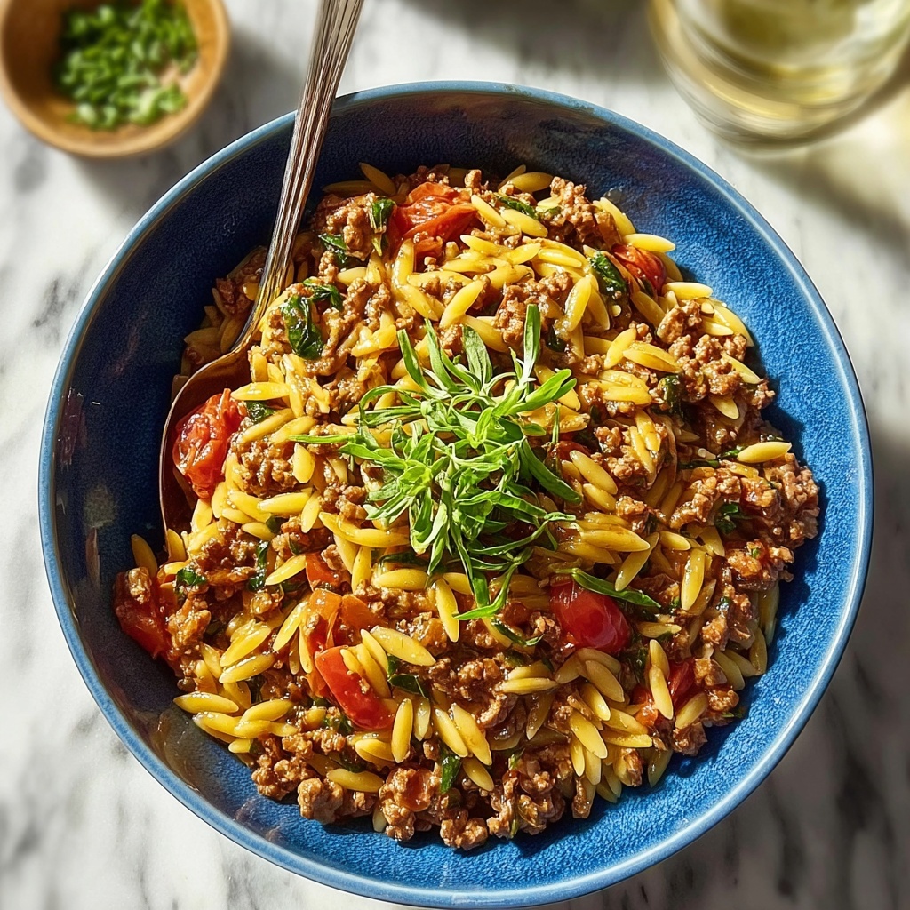 Ground Beef Orzo: A Delicious and Easy One-Pan Recipe