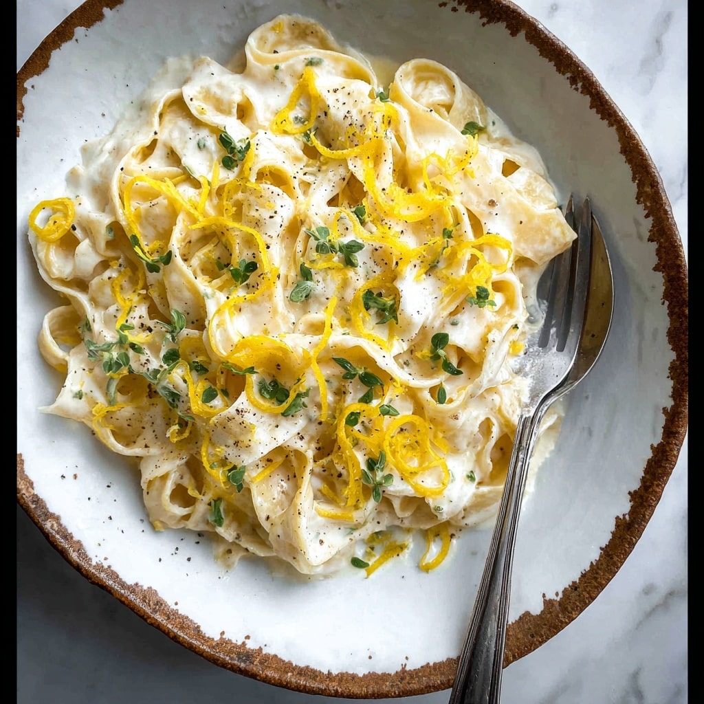 Pappardelle al Limone (Creamy Lemon Pasta) Recipe