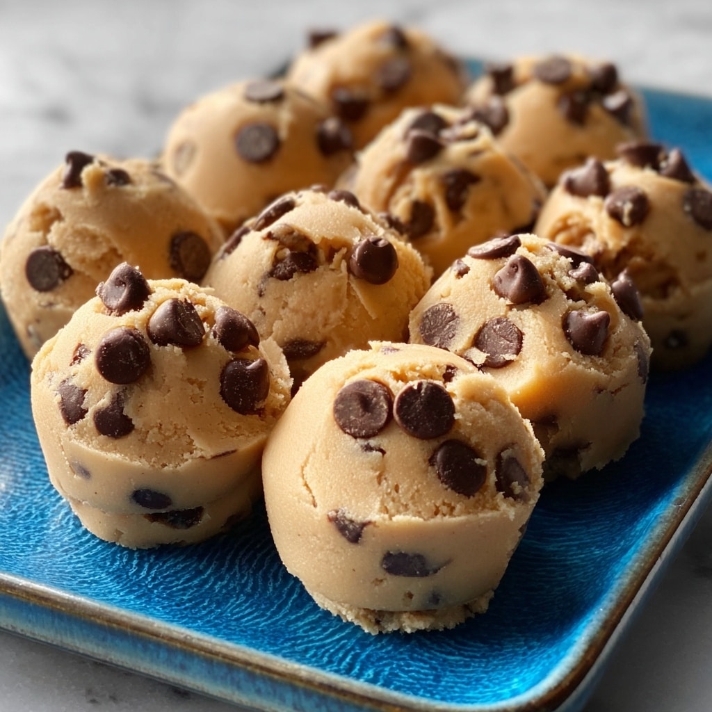 Frozen Greek Yogurt Peanut Butter Bites with Chocolate Chips Recipe