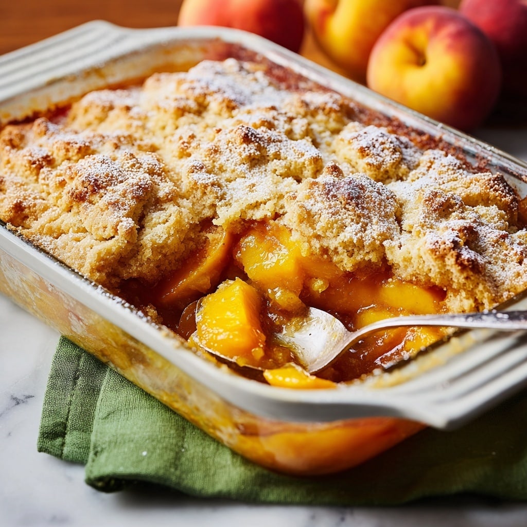 Fresh Peach Cobbler Recipe