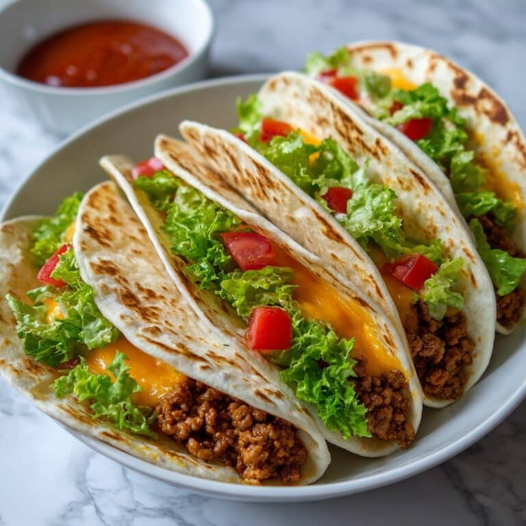 Grilled Cheeseburger Wraps Recipe