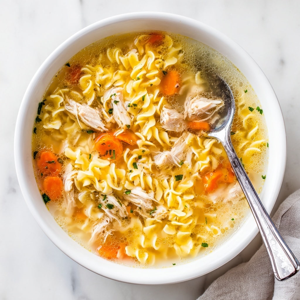 Easy Homestyle Chicken Noodle Soup Recipe - Recipe Image