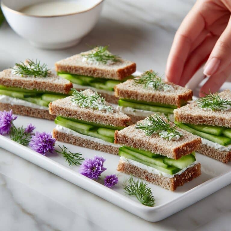 Cucumber Tea Sandwiches Recipe